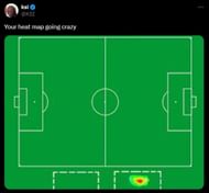 JJ trolls IShowSpeed by posting a meme on his heat map (Image via X)